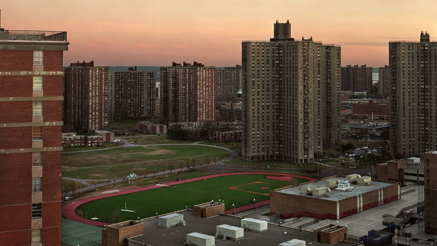 Co-op City neighborhood in Bronx, NY