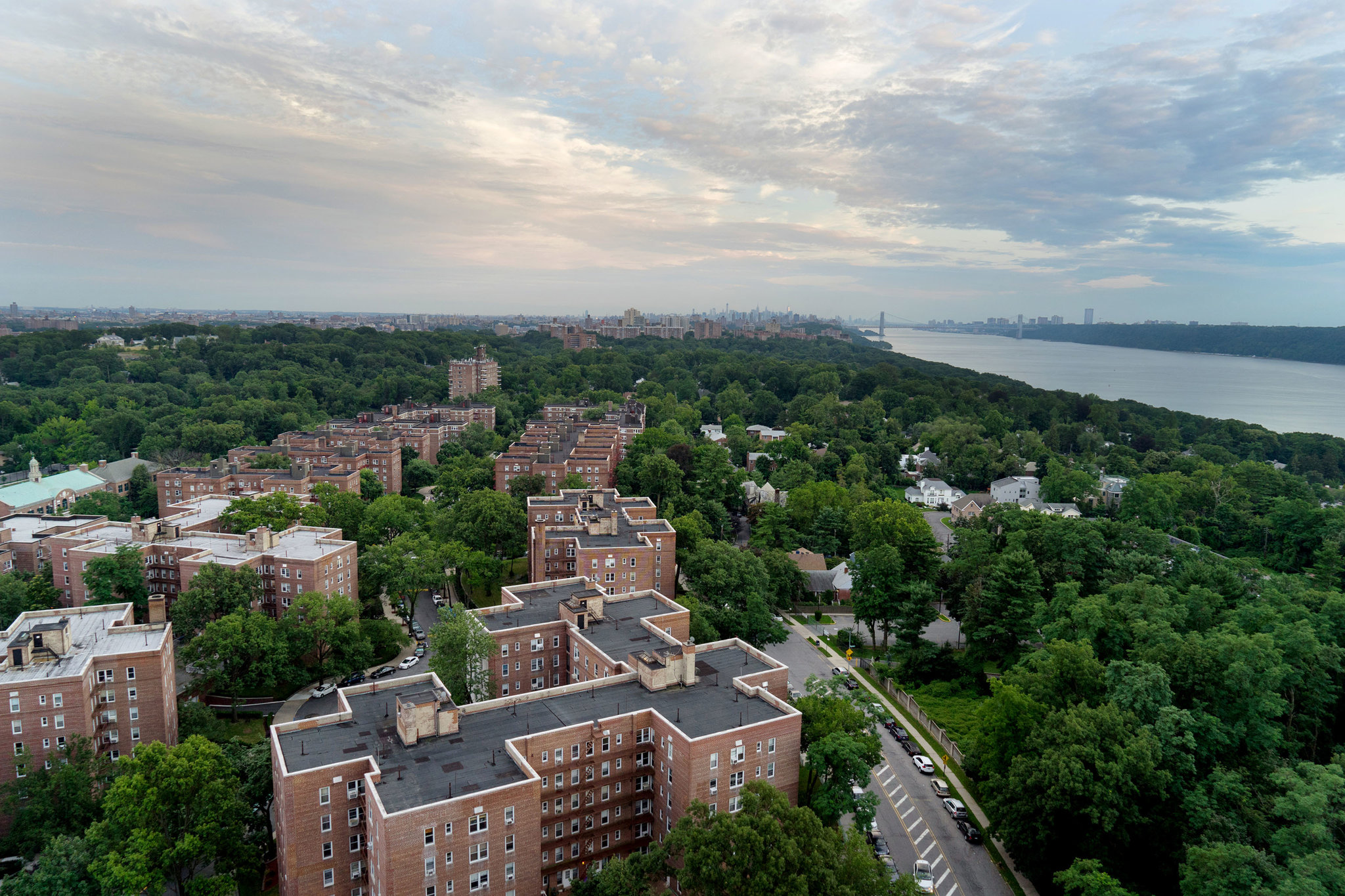 Riverdale neighborhood in Bronx, NY